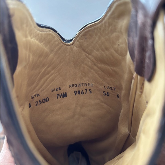 CORRAL Western Cowboy Boot Women’s 7.5M Brown Floral Embroidery Mexico A2500 - Picture 8 of 12